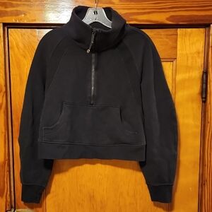 Lululemon Scuba Funnel Neck Half-Zip W6FJ6S Size M/L